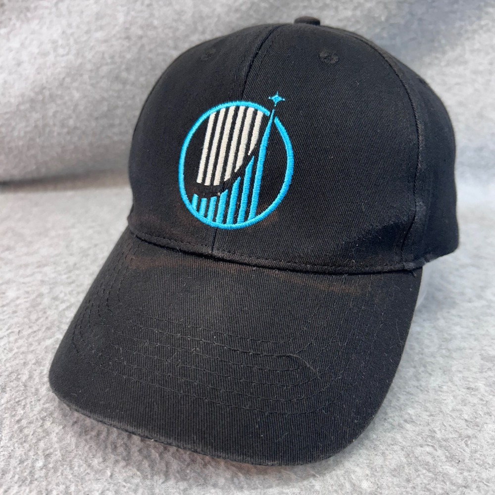 Embroidered Launch Logo Mens Black Unbranded Snapback Hat Baseball Cap OSFM